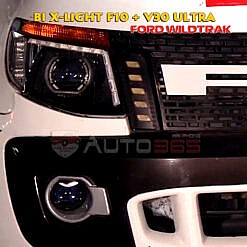 CCombo đèn Xlight F10 và V30 Ultra cực sáng cho chiếc Wildtrak của Mr.Nhất