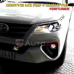 Henvvei L92 Pro siêu phẩm bi laser trên Fortuner