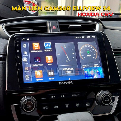 Màn hình Android cho ô tô đỉnh cấp trên Honda CRV