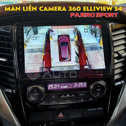 Camera 360 ô tô Elliview - bí mật trên Pajero Sport