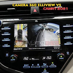 Nâng cấp camera 360 cho Camry 21 với Ellivew V5