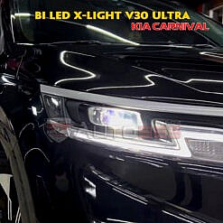 X-Light V30 Ultra 2022 siêu sáng trên Kia Carnival