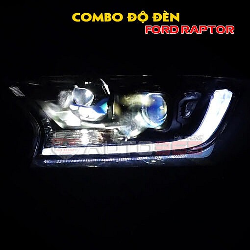 Combo độ đèn Ford Raptor với 6 bi siêu chất