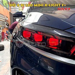 Độ đèn Kia K3 với 6 bi mini X-Light F+ siêu sáng