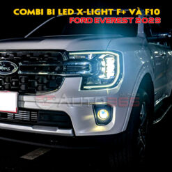 Độ Ford Everest 2023 siêu sáng bi với X-light F+ và bi gầm F10