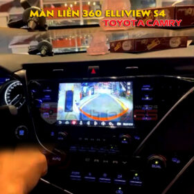 Độ Camry với màn android liền camera360 Elliview S4 siêu hot