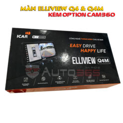 Màn dvd Android ôtô Elliview Q4 và camera360 tích hợp Q4M